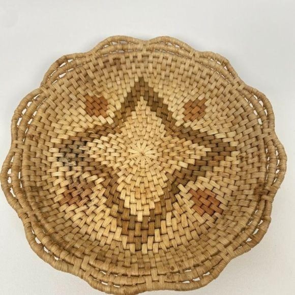 Woven Shallow Basket/Tray - Picture 3 of 9